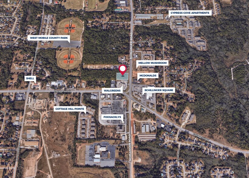 More Photos Of 2396 Schillinger Rd S, Mobile General Retail For Lease