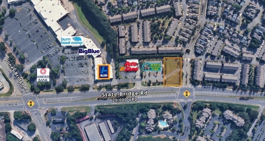 Primary Photo Of 10813 State Bridge Rd, Alpharetta Land For Sale