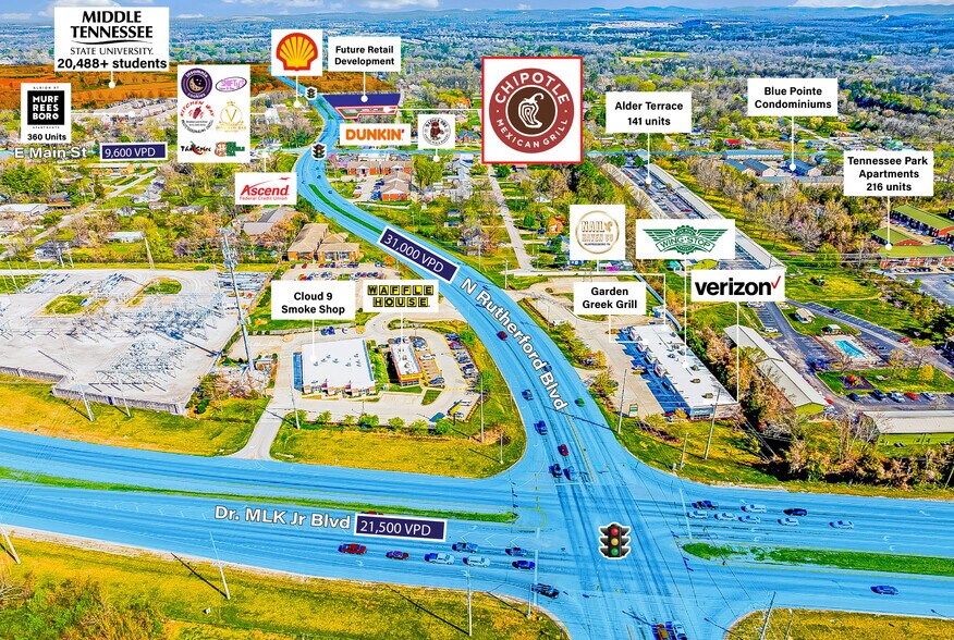 More Photos Of 232 N Rutherford Blvd, Murfreesboro Fast Food For Sale