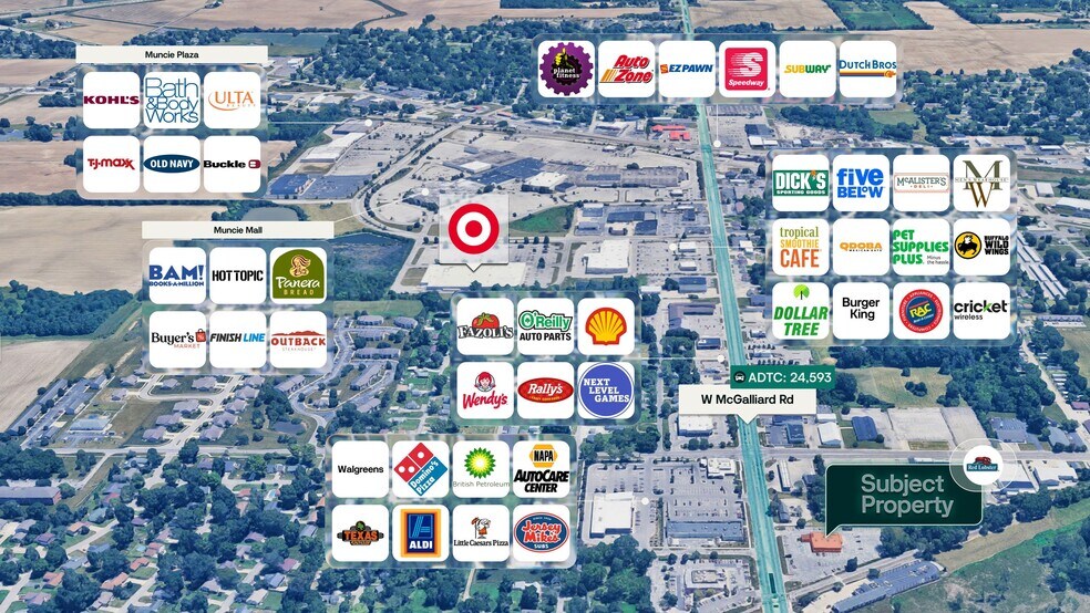 More Photos Of 223 W Mcgalliard Rd, Muncie Restaurant For Sale
