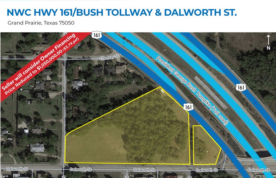 Primary Photo Of NWC Hwy 161 & Dalworth St, Grand Prairie Land For Sale