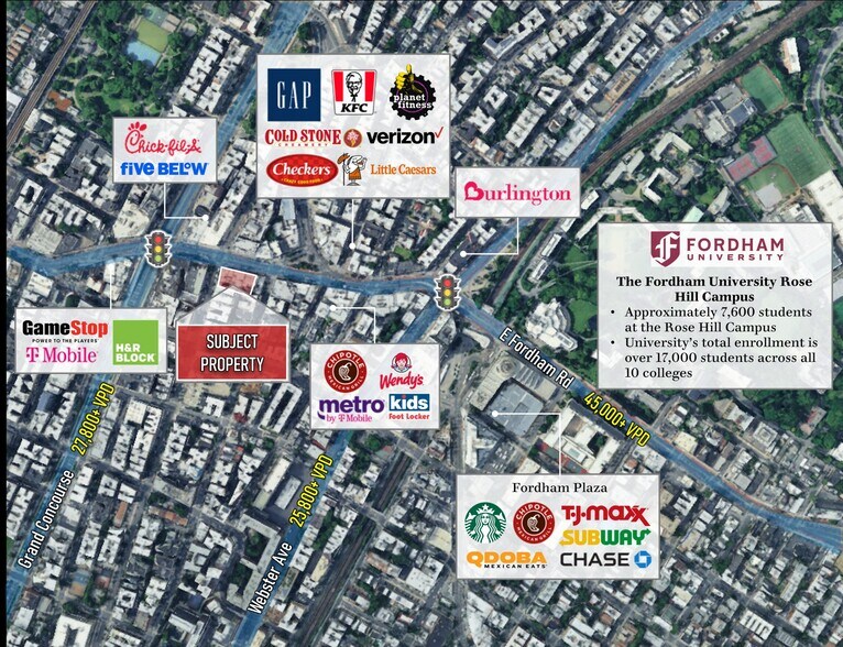 More Photos Of 248-260 E Fordham Rd, Bronx Storefront Retail Office For Sale