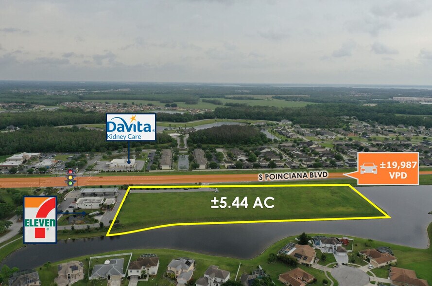 Adj. to 2600 S Poinciana Blvd, Kissimmee, FL 34758 Land For Sale