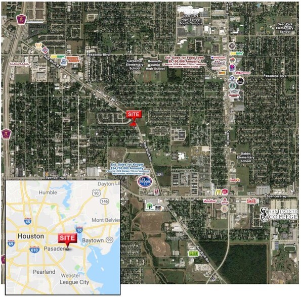 Red Bluff Rd, Pasadena, TX 77503 Land For Sale