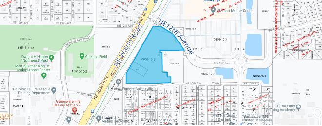 More Photos Of NE Waldo Road & NE 12th Avenue, Gainesville Land For Sale