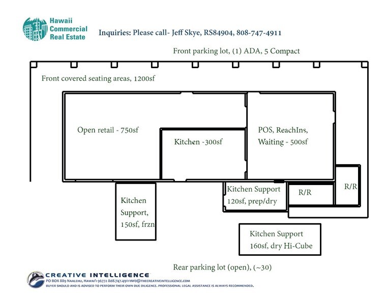 More Photos Of 95-5673 Mamalahoa, Naalehu Restaurant For Sale
