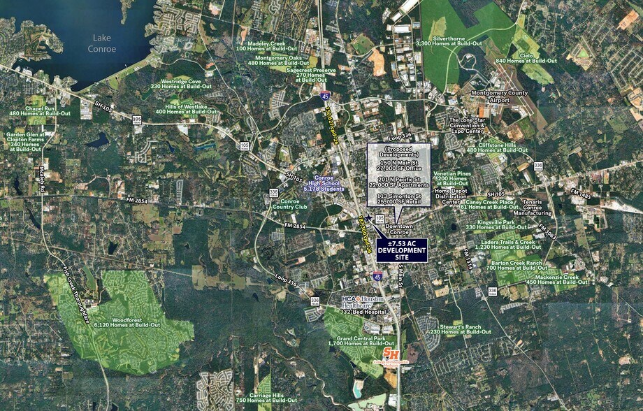 More Photos Of 735 1/2 W Davis St, Conroe Land For Sale