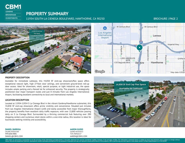 More Photos Of 11934-11954 S La Cienega Blvd, Hawthorne Showroom For Lease