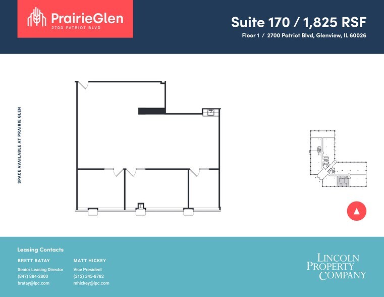 More Photos Of 2700 Patriot Blvd, Glenview Office For Lease