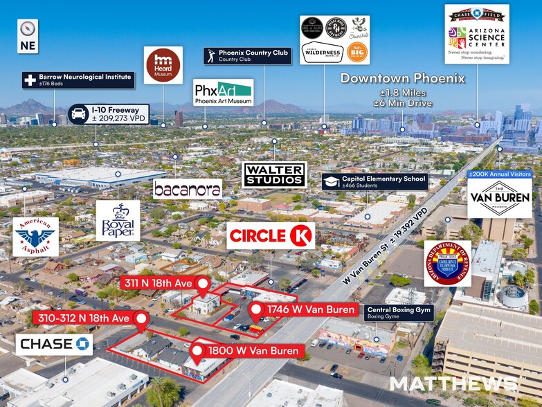 More Photos Of 1746 W Van Buren St, Phoenix Storefront Retail Residential For Sale