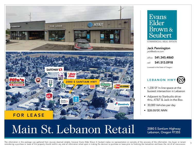 More Photos Of 2070-2090 S Santiam Hwy, Lebanon General Retail For Lease