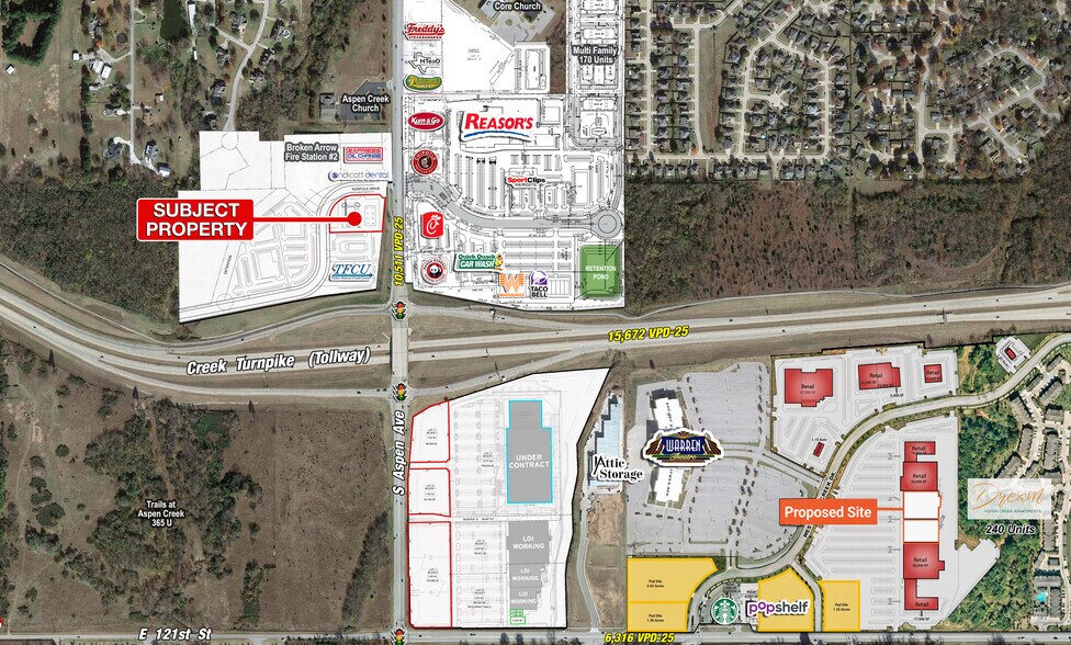 More Photos Of SWC S Aspen Ave & W Norfolk Dr., Broken Arrow Fast Food For Sale