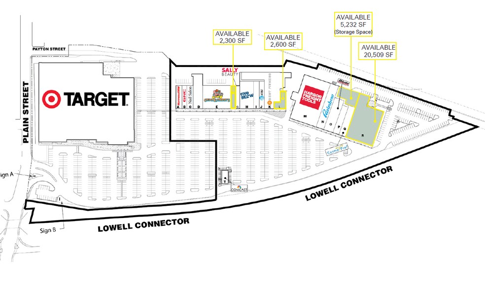 More Photos Of 199-215 Plain St, Lowell Freestanding For Lease