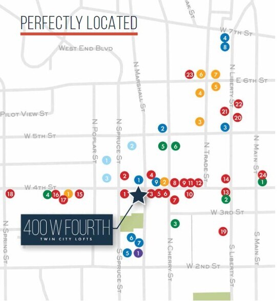 More Photos Of 400 W Fourth St, Winston-Salem Apartments For Lease