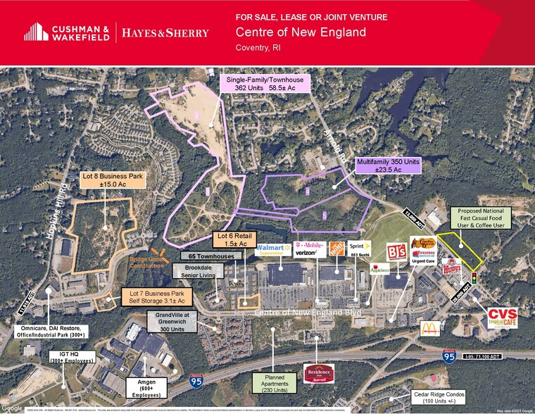 Primary Photo Of Center Of New England Land Parcels Multi, West Greenwich Land For Sale