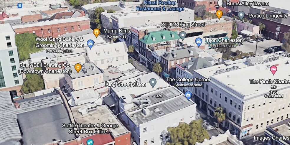 More Photos Of 344 King St, Charleston Storefront Retail Residential For Sale