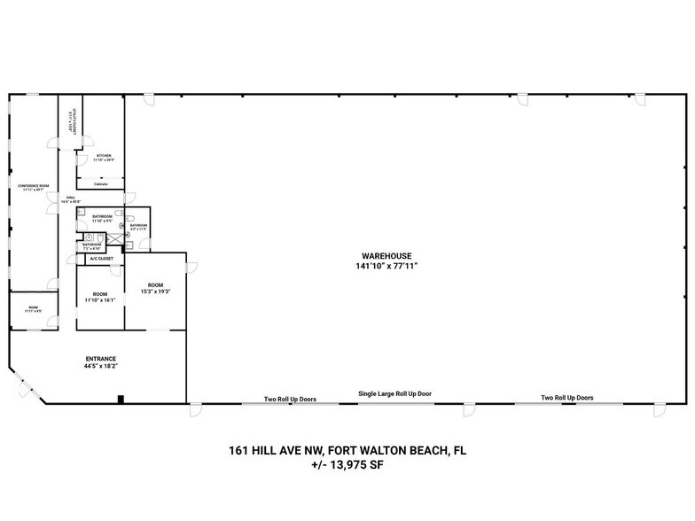 More Photos Of 161 Hill Ave, Fort Walton Beach Warehouse For Lease