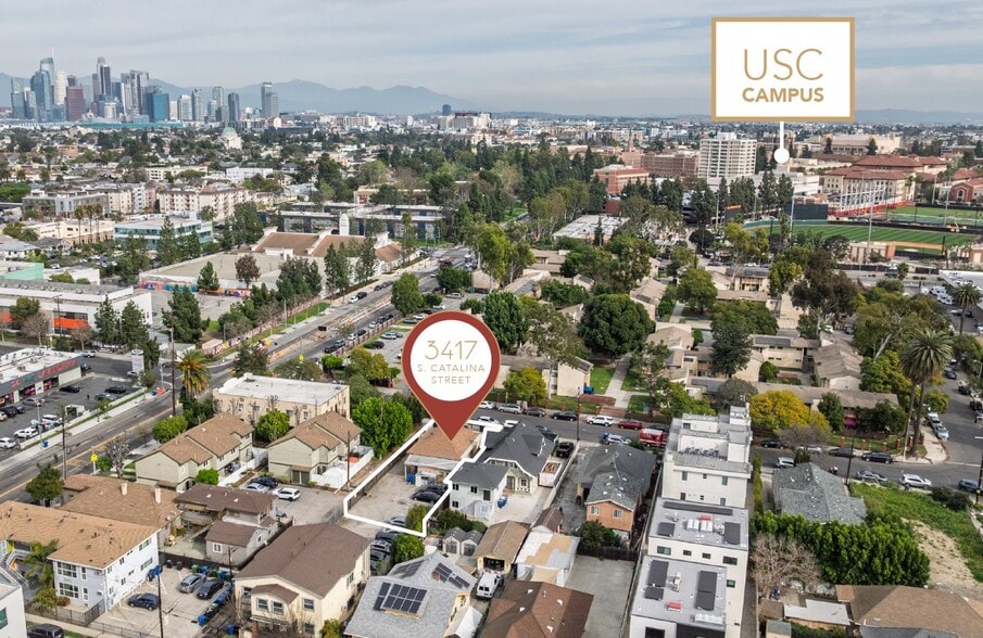 Primary Photo Of 3417 S Catalina St, Los Angeles Land For Sale