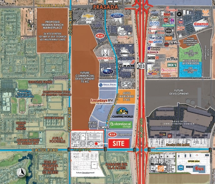 Primary Photo Of Cotton Ln & Cactus Rd, Surprise Self Storage For Sale