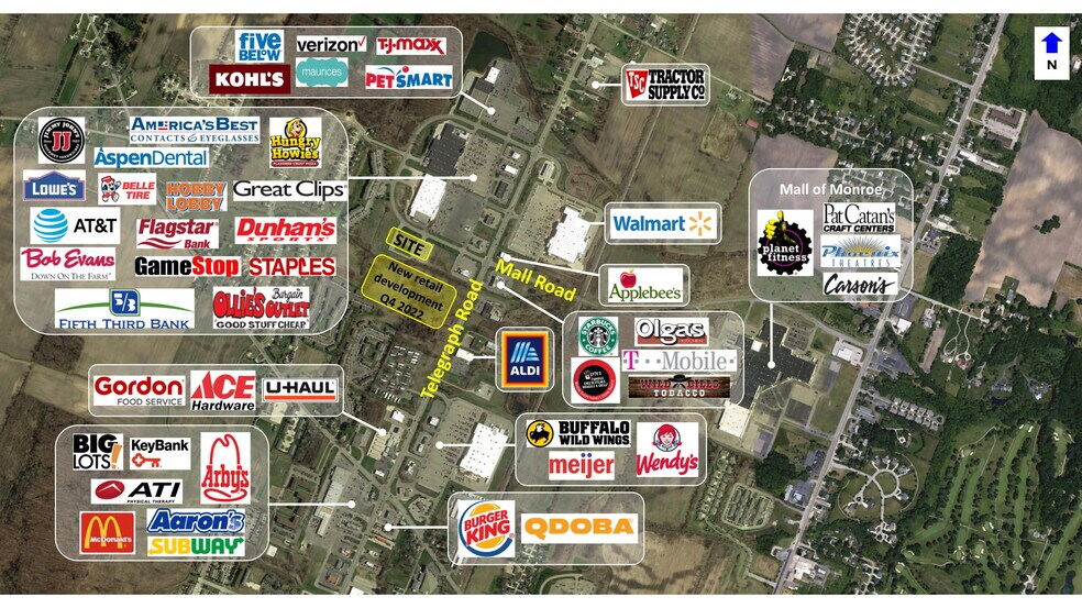 More Photos Of 2155 N Telegraph Rd, Monroe Unknown For Lease