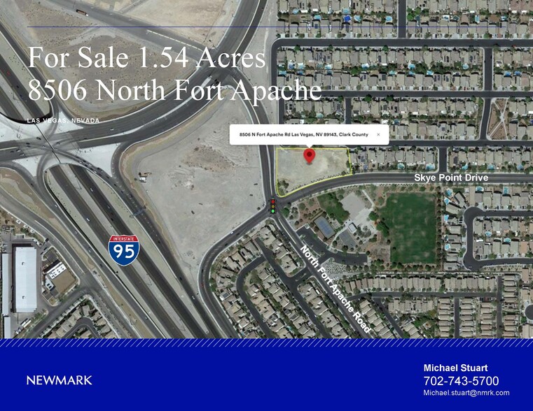 Primary Photo Of 8506 N Fort Apache Rd, Las Vegas Land For Sale