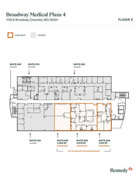 More Photos Of 1705 E Broadway, Columbia Medical For Lease