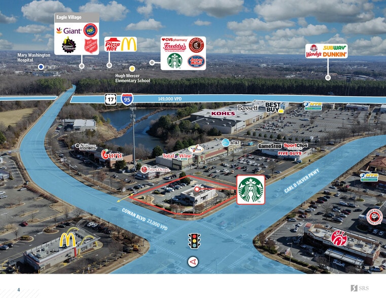 More Photos Of 1699 Carl D. Silver Pky, Fredericksburg Fast Food For Sale