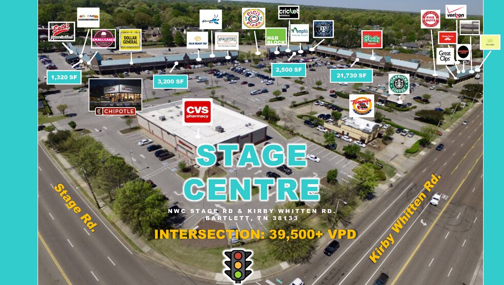 More Photos Of 6600 Stage, Bartlett Unknown For Lease