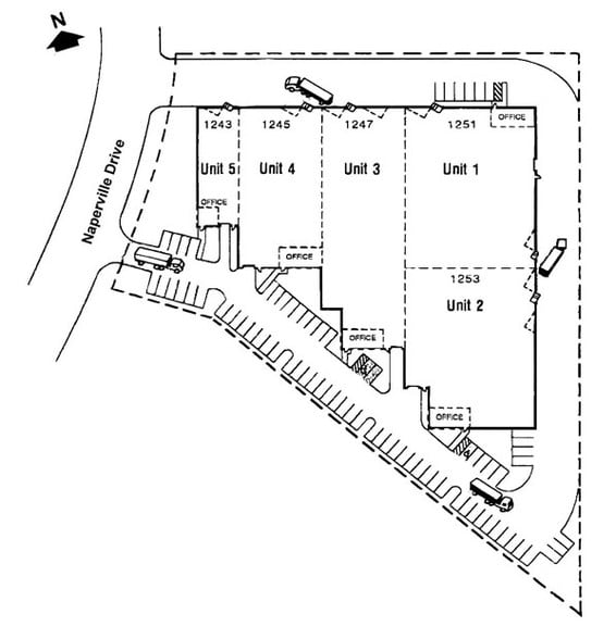 More Photos Of 1243-1253 Naperville Dr, Romeoville Warehouse For Lease