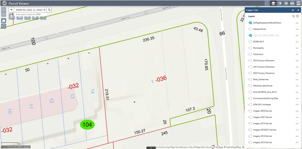 More Photos Of 2701 Ogden Ave, Lisle Land For Sale