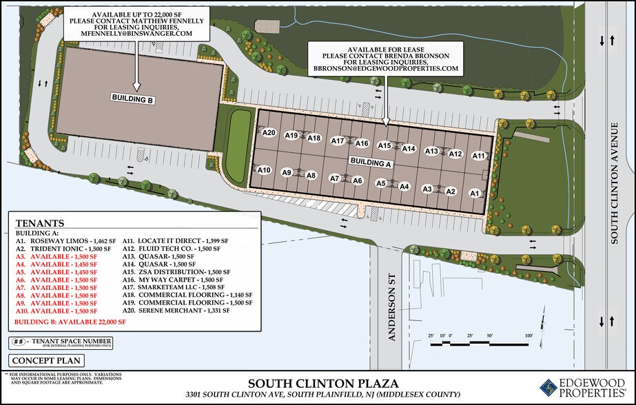 More Photos Of 3301-3393 S Clinton Ave, South Plainfield Unknown For Lease