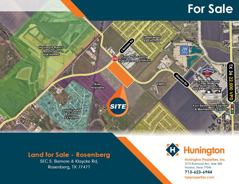 Primary Photo Of SEC S. Bamore & Klaycke rd, Rosenberg Land For Sale