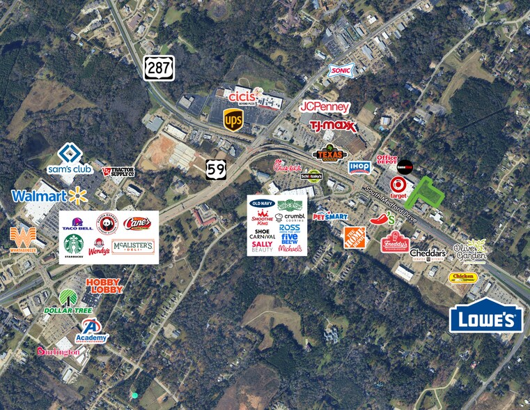 More Photos Of Off Loop 287 South Medford Drive, Lufkin Land For Sale