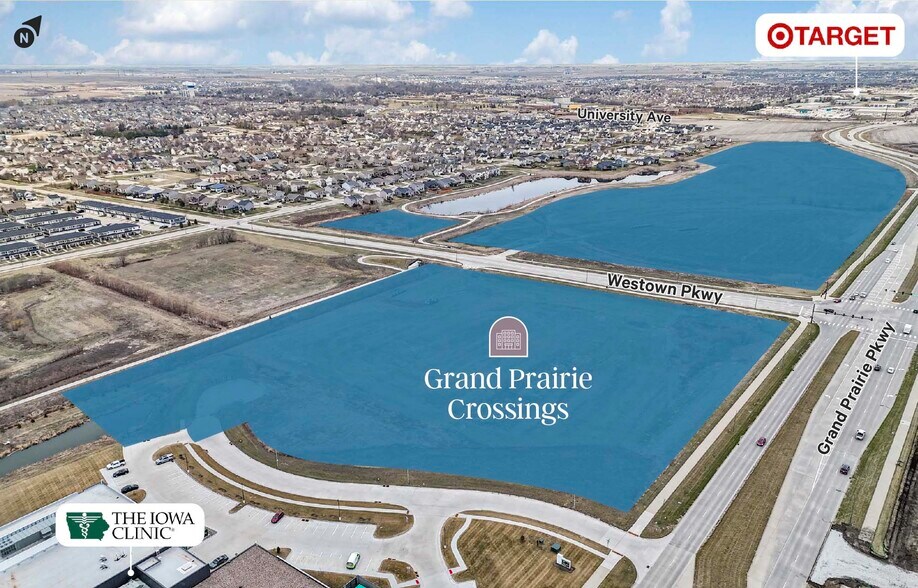 More Photos Of Grand Praire Pky & Westown Pky, Waukee Land For Sale