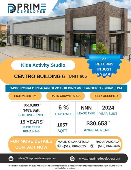 More Photos Of 14300 Ronald W Reagan Blvd, Leander Storefront For Sale