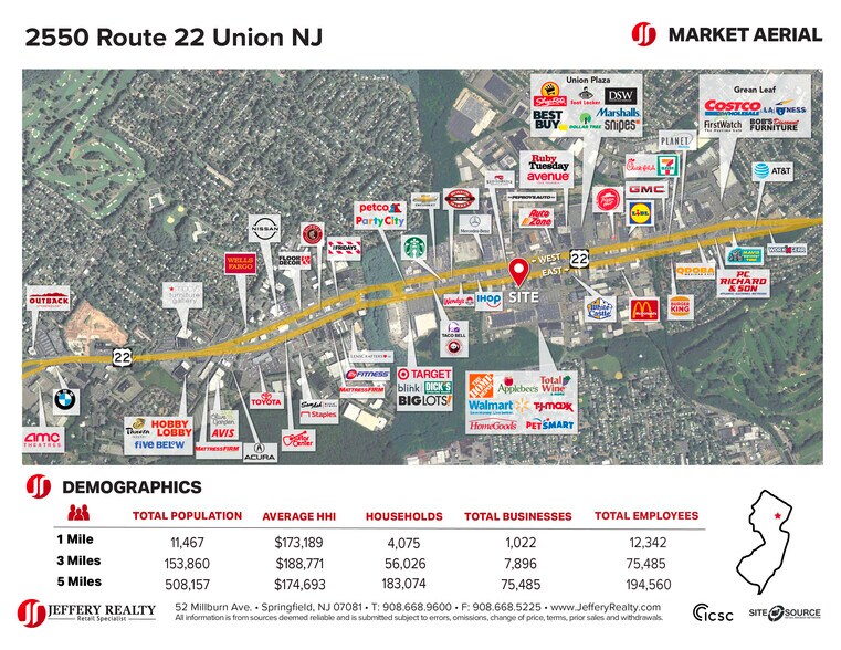 More Photos Of 2550 Us Highway 22 E, Union Township Freestanding For Lease