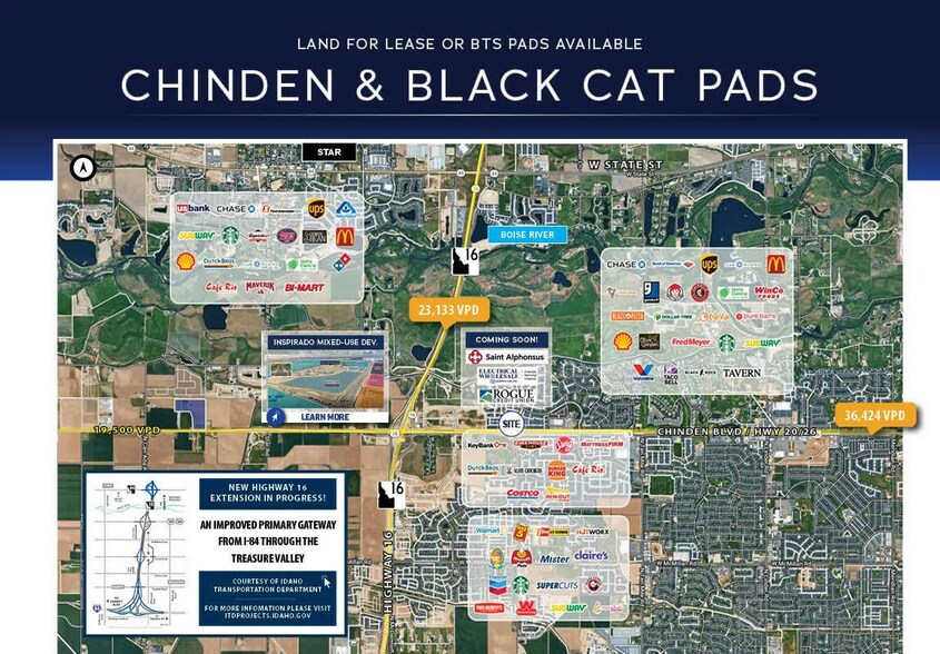 More Photos Of Black Cat & Chinden, Meridian Unknown For Lease