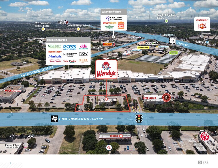 More Photos Of 404 E FM 1382, Cedar Hill Fast Food For Sale