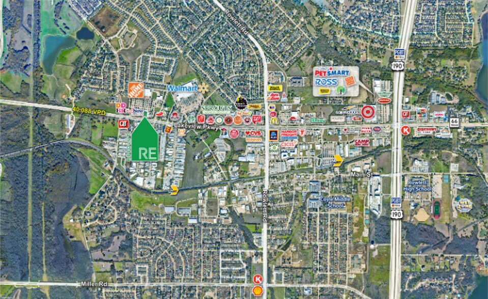 More Photos Of 2205 Lakeview Pky, Rowlett Land For Sale