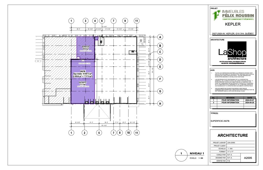More Photos Of 2927-2929 Av Kepler, Québec Warehouse For Lease