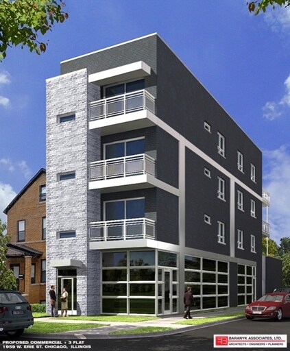 More Photos Of 1959 W Erie St, Chicago Storefront Retail Residential For Lease