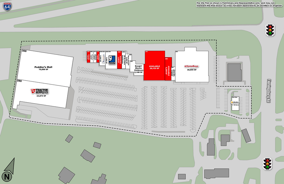 More Photos Of 308-364 Pine Crest Rd, Morehead Storefront For Lease