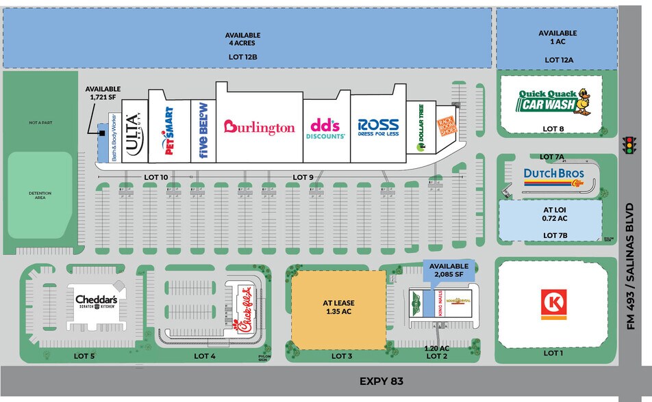 More Photos Of Expressway 83, Donna Unknown For Lease