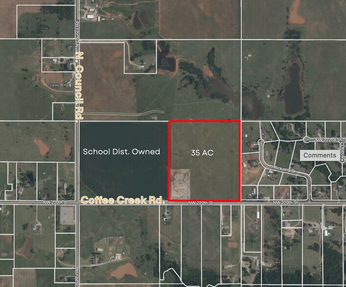 Primary Photo Of 7999 Coffee Creek rd, Edmond Land For Sale