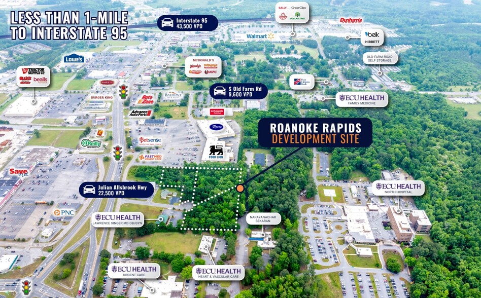 Primary Photo Of Office Park Dr, Roanoke Rapids Land For Sale