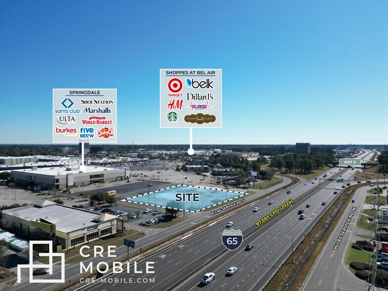 More Photos Of 3250 Airport Blvd, Mobile Land For Sale