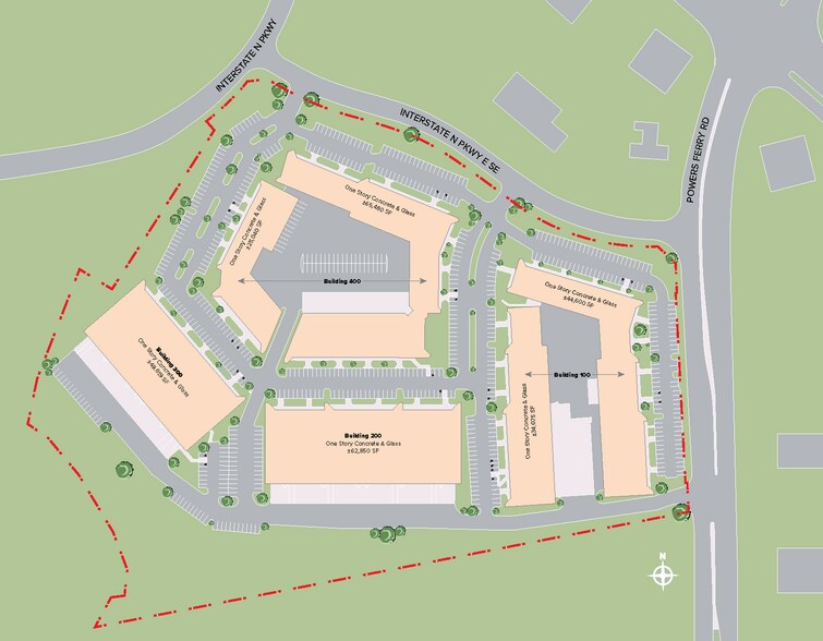 More Photos Of 120 Interstate N Pky E SE, Atlanta Light Distribution For Lease