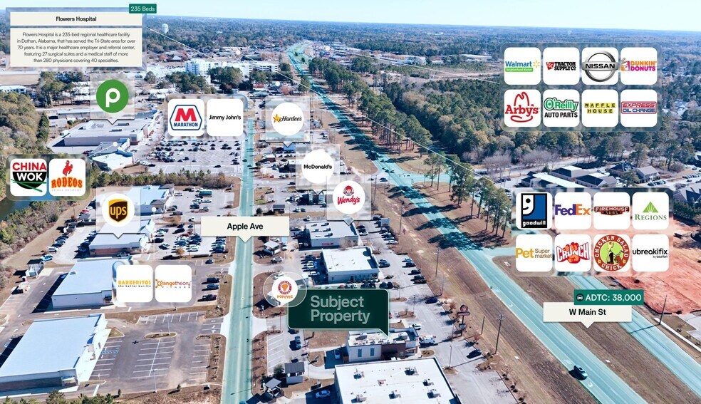 More Photos Of 107 Apple ave, Dothan General Retail For Sale