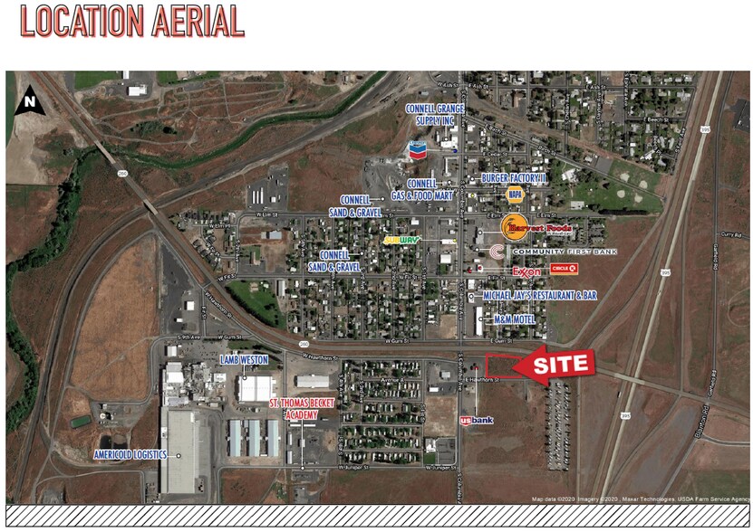 More Photos Of 182 E Hawthorn St, Connell Freestanding For Sale