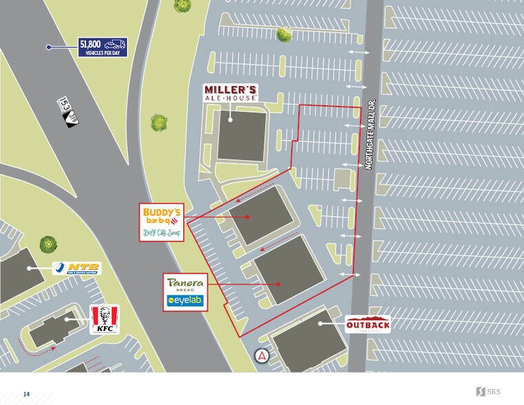 More Photos Of 562 & 568 Northgate Mall, Chattanooga Freestanding For Sale